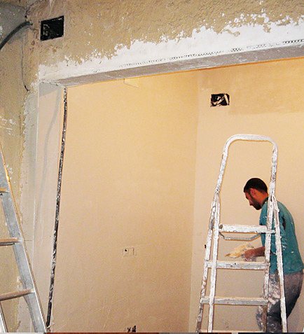 Trabajo de Roc pintor en Arbúcies